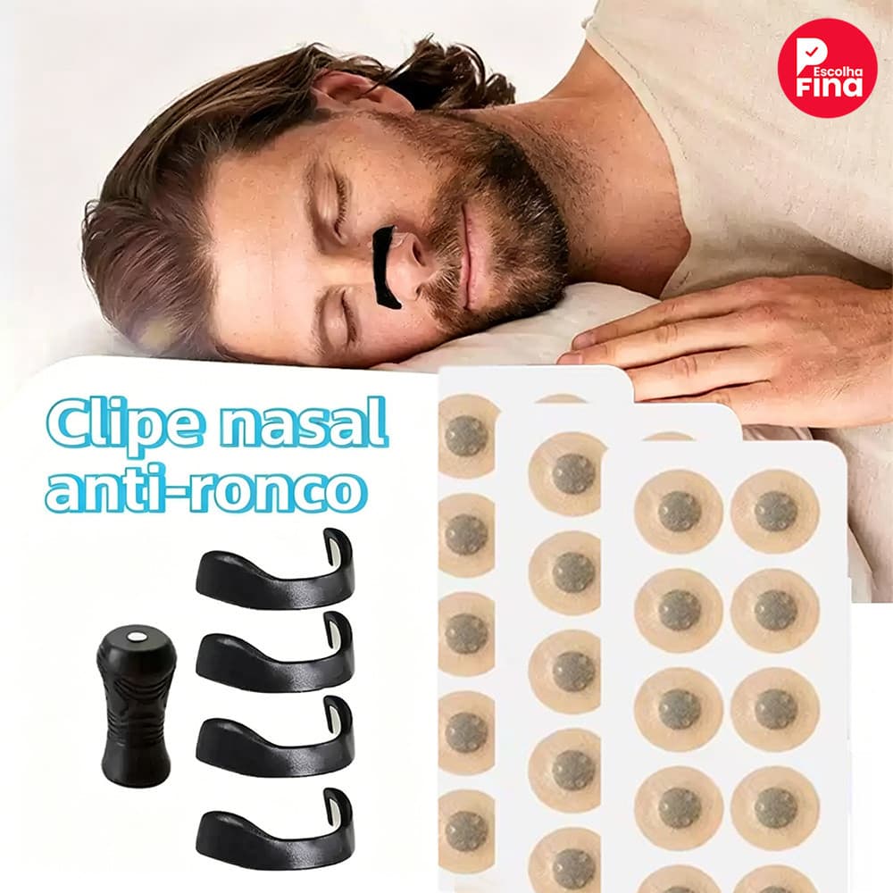 Dispositivo Nasal Ajustável para Maior Conforto ao Dormir