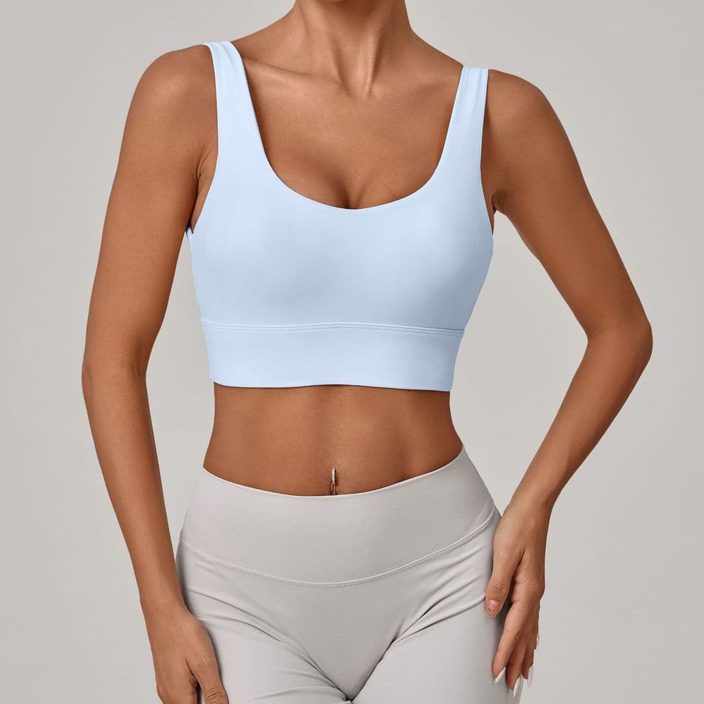 SHAMZU Sutiã Apertado Para Ioga Feminino , Roupa Íntima Esportiva Respirável Corrida , Colete Fitness Costas