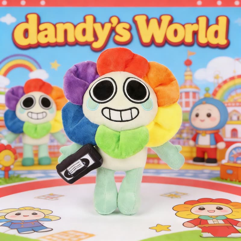 Dandy's World Brinquedo De Pelúcia Servido Eggy Pebble Jogo Papel Ovo Escalfado Crianças Aniversário Presentes Casa D