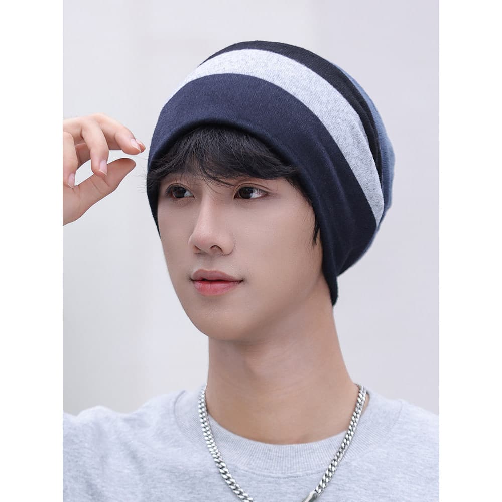 Chapéu de pilha feminino outono inverno moda All-Match Baotou chapéu frio masculino Street Wear quente engrossado pescoç