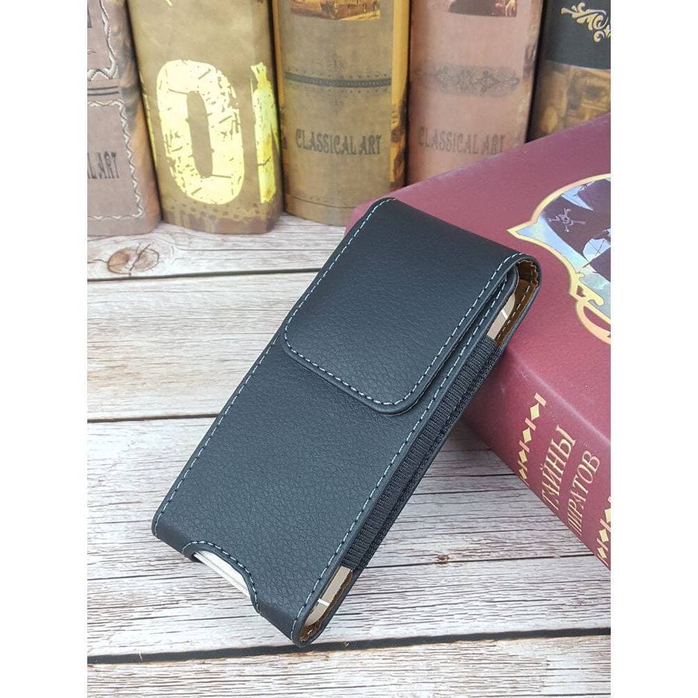 Durável telefone móvel pendurado saco de cintura usando cinto Horizontal masculino Cross-cintura saco idosos Clip-On cal