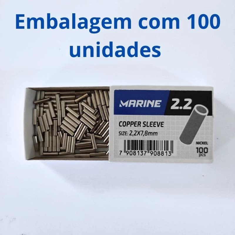 Luva anilha para encastoar Marine cx c/ 100 un