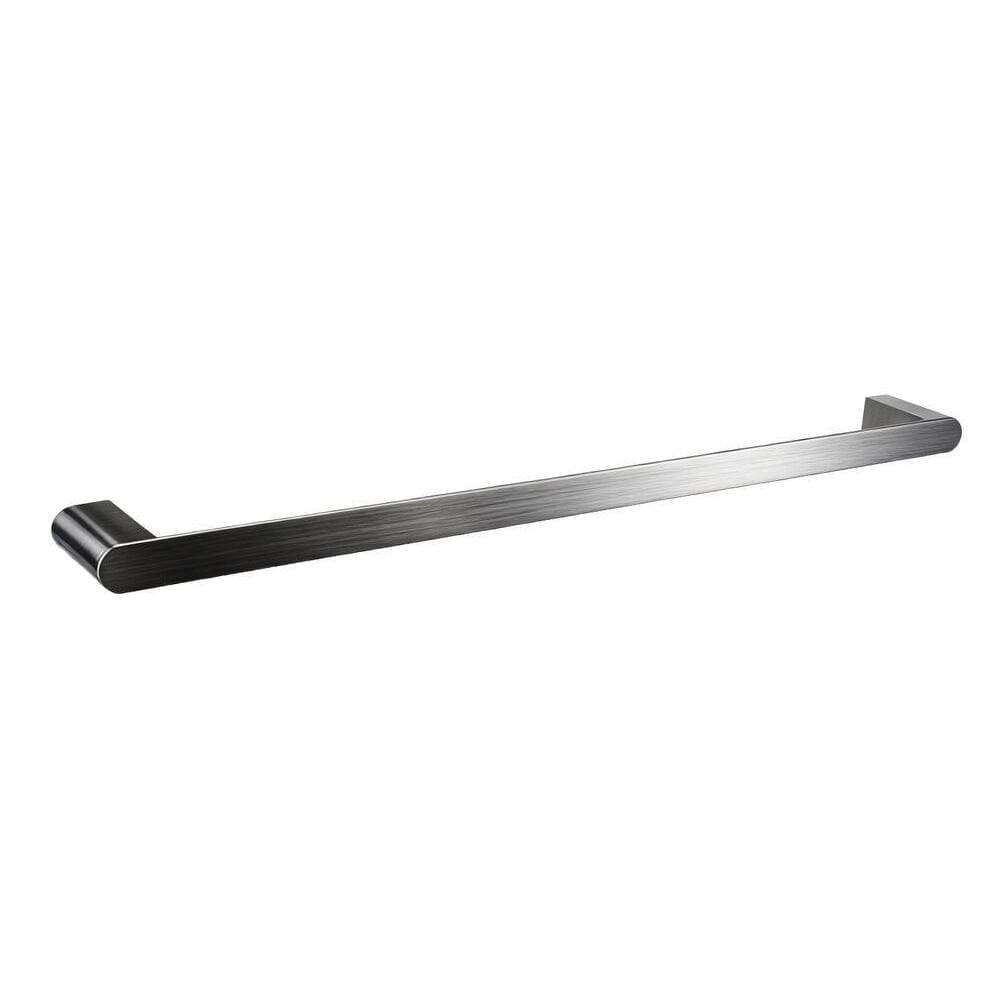 Porta Toalha Barra 60cm Livo Grafite Escovado Addra