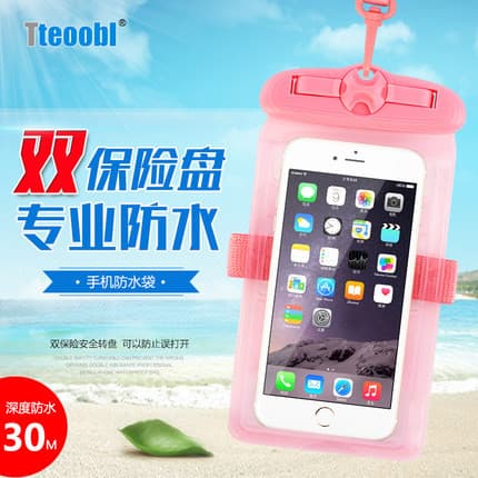 Telefone móvel Universal à prova dwaterproof água saco capa 7plus Apple tela de toque primavera quente natação oppo caso