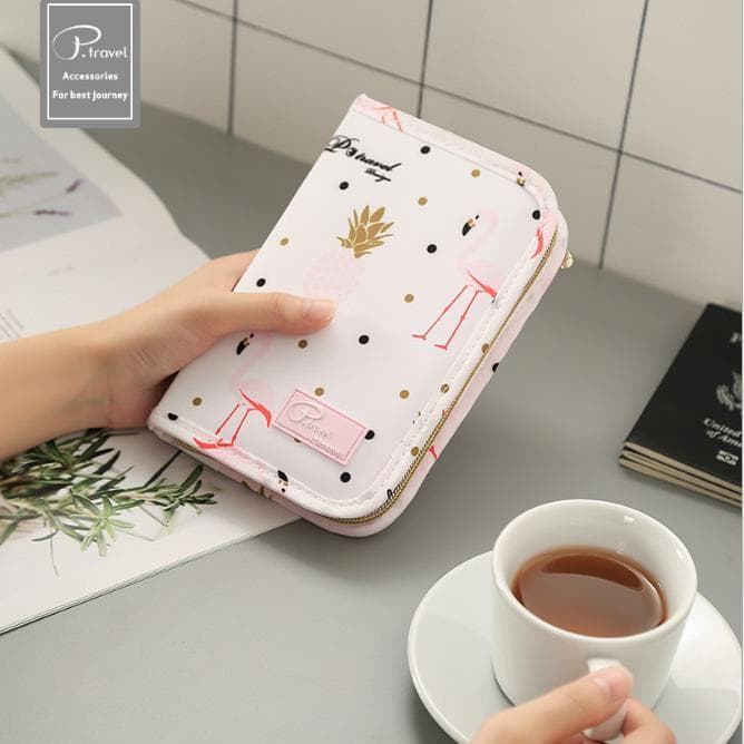 Promoção de perda!Bolsa para passaporte de viagem no exterior, multifuncional, à prova d'água, bolsa para documentos, ar