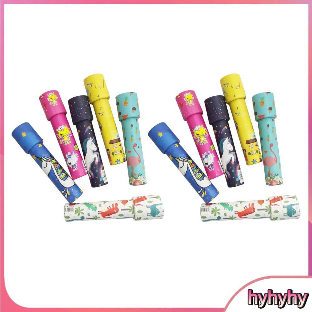 hyhyhy Caleidoscópio estimulando a imaginação 12 peças de brinquedo colorido promove criatividade para casa