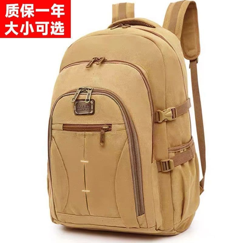 Mochila de lona de Super grande capacidade masculina, viagem de curta distância, lazer, mochila ao ar livre, viagem de n