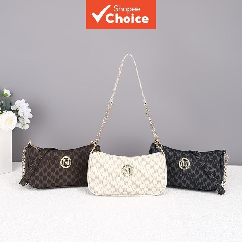 Nova bolsa casual de axila, bolsa de ombro personalizada estilo estrangeiro, bolsa de tiracolo com estampa de letras,