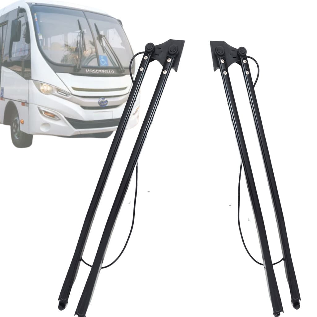 KIT 2 BRACO PANTOGRAFICO 790 ESGUICHO LIMPADOR PARABRISA MICRO ONIBUS CAMINHO DA ESCOLA MASCARELLO