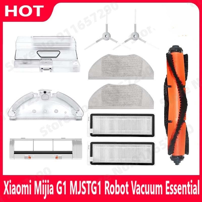 Para Xiaomi G1 Mi Robô Aspirador De Pó Mop Essencial Acessórios Principal Escova Lateral Filtro Holde Caixa Poeira