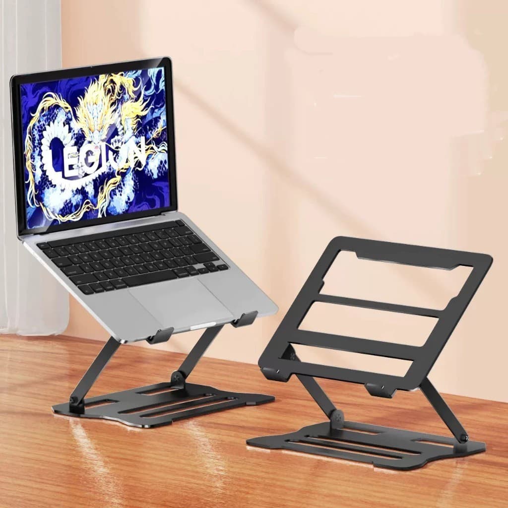 Suporte Metal De Mesa Para Notebook Aero Stand Ate 17 Polegados