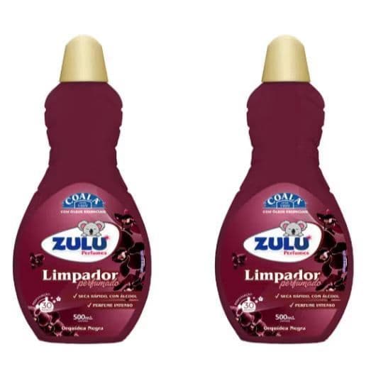 Kit 2 Limpador Multiuso Perfumado Zulu Coala 500ML Fragrância Orquidea Negra