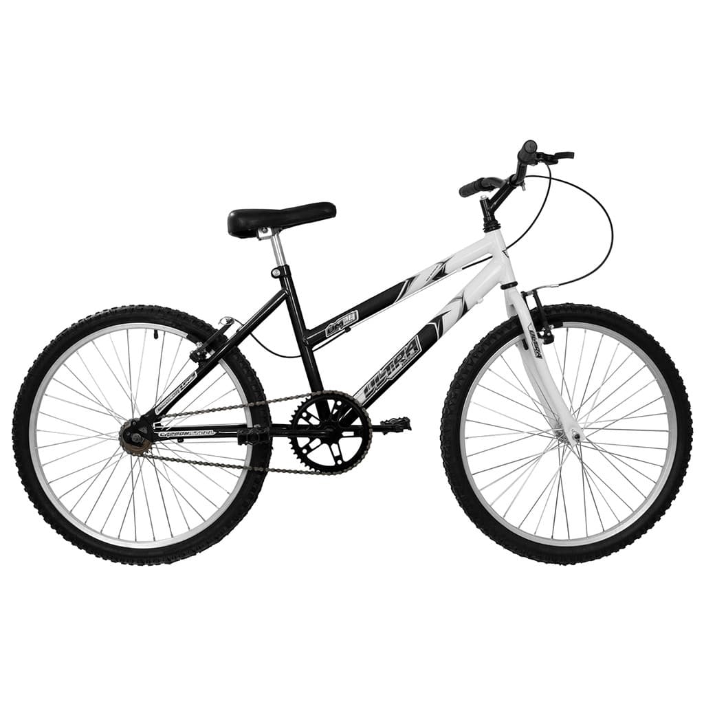 Bicicleta Aro 24 Quadro 11 Modelo Ultra Bikes Feminina Bicolor [sem Marchas] Freios V-Brake
