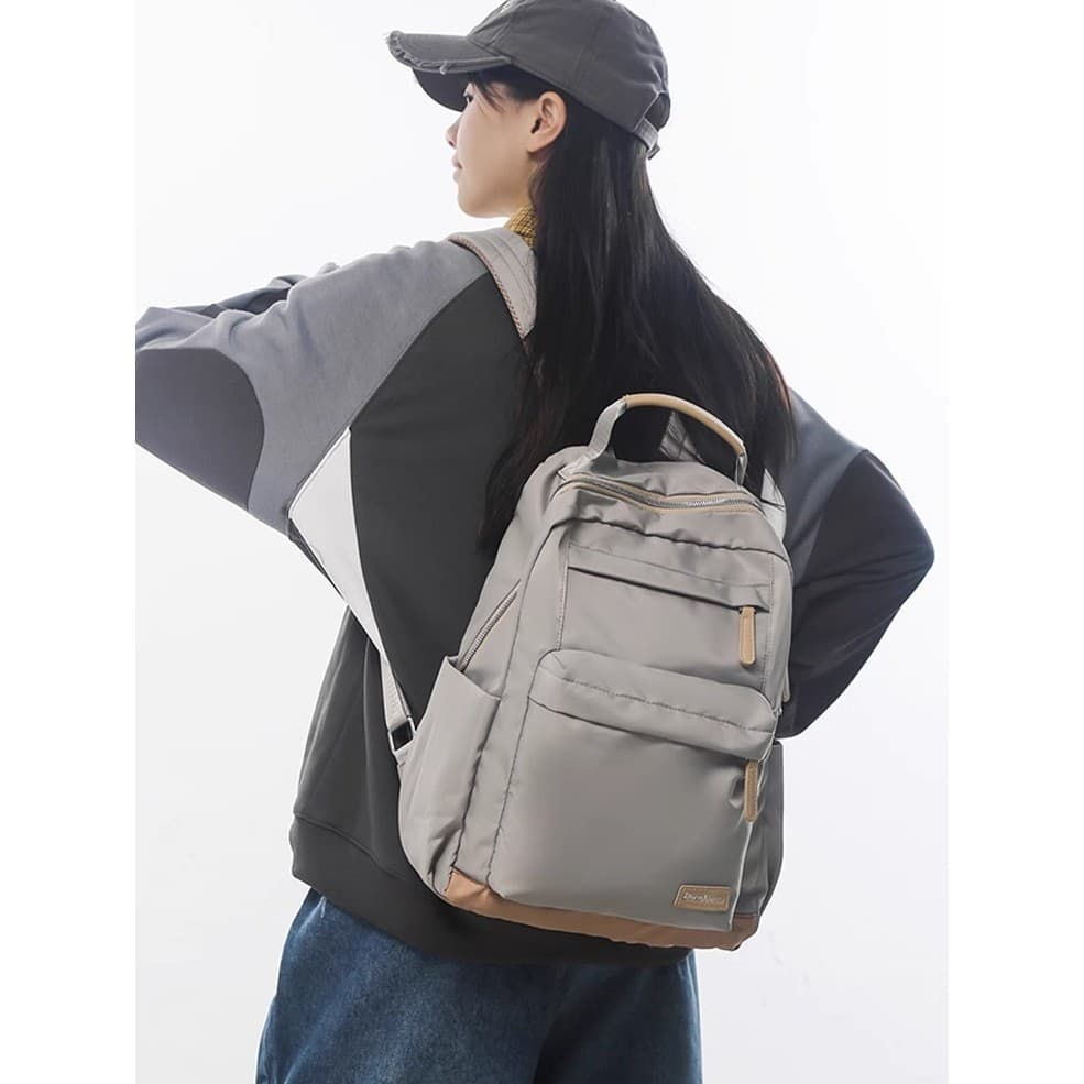 Mochila feminina estudantes universitários estudantes do ensino médio trabalho Commuter simples mochila 2025 novo estilo