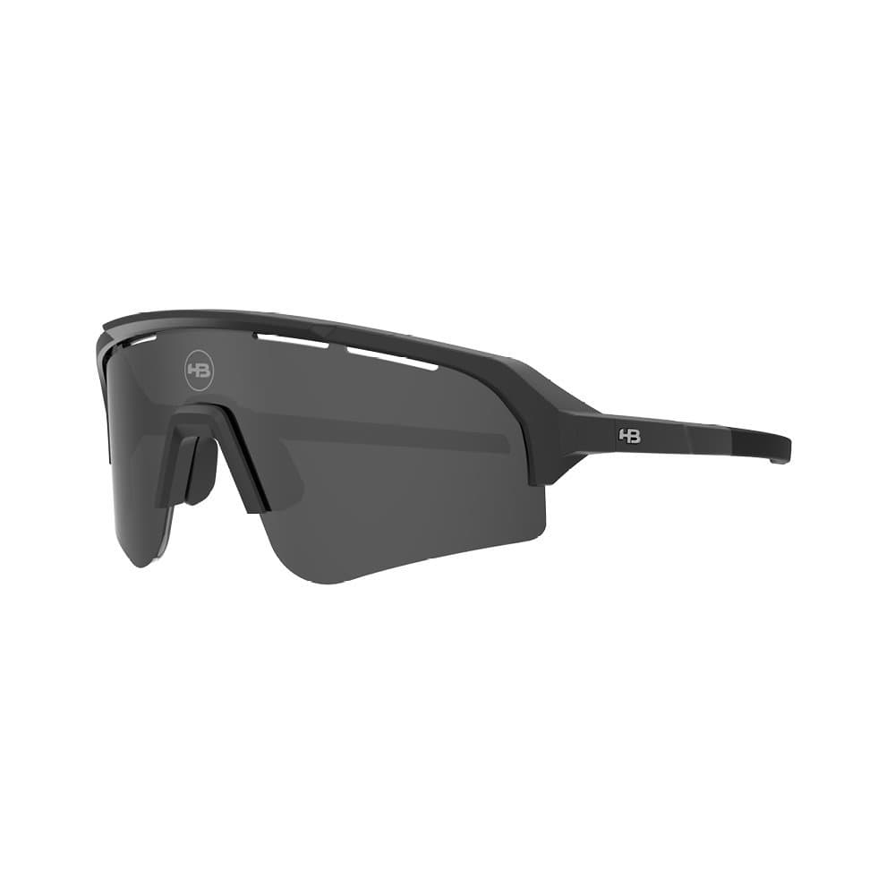 Óculos Ciclismo HB Edge S Matte Black Gray Preto