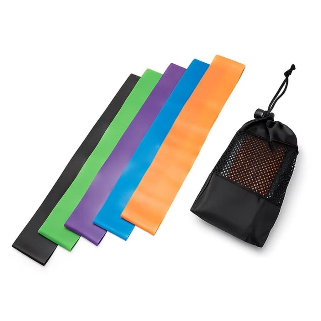 Kit Mini Band com 5 Faixas Elásticas Supermedy