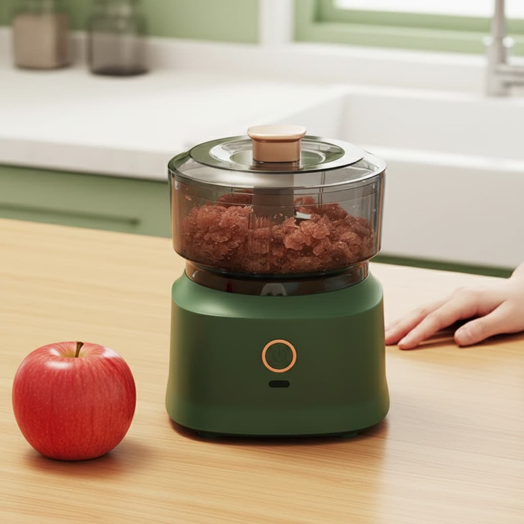 Processador de Alimentos Elétrico Mini Portátil com Motor Brushless Velocidade Ajustável