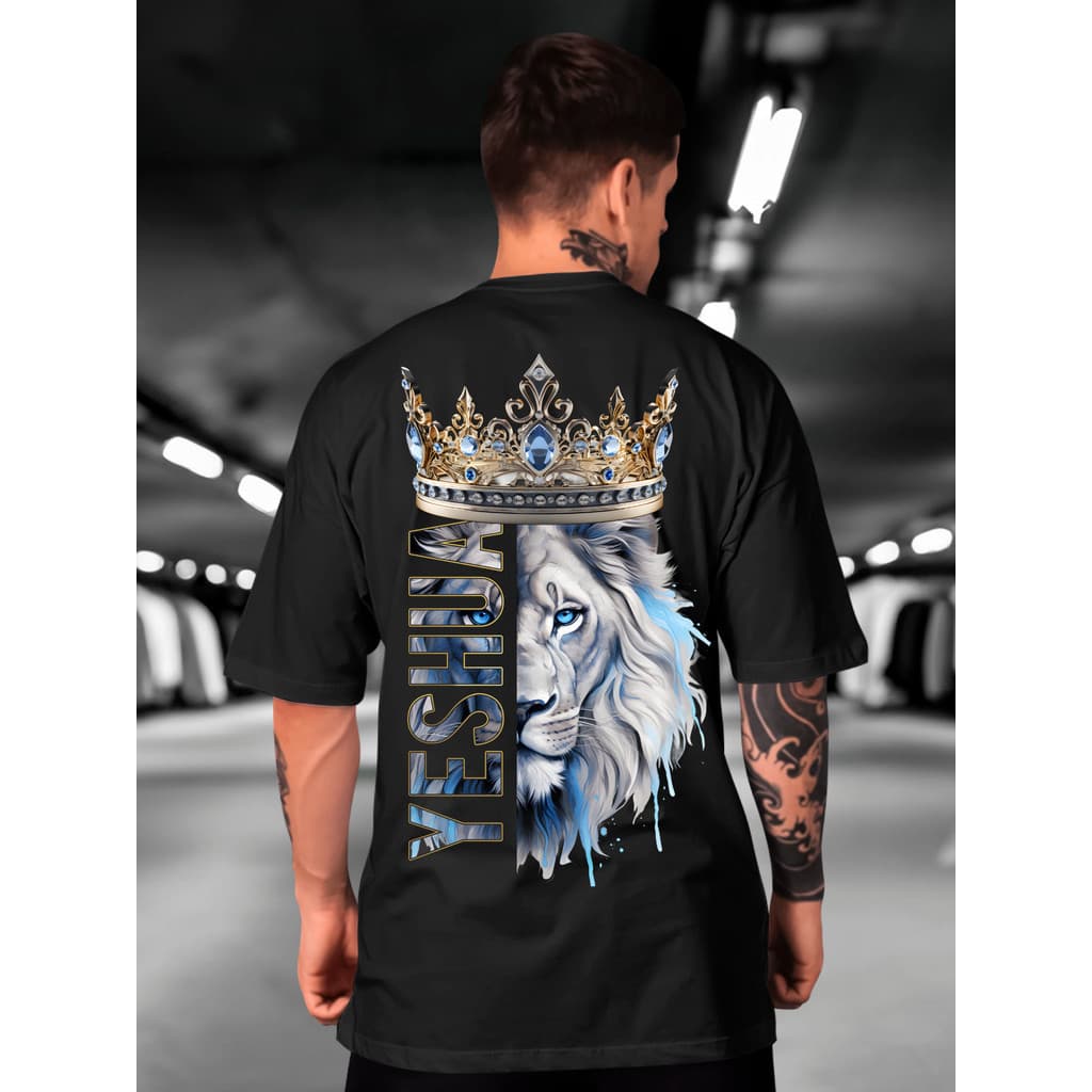 Camiseta Cristã LEÃO YESHUA camiseta camisa blusa tshirt evangelica gospel