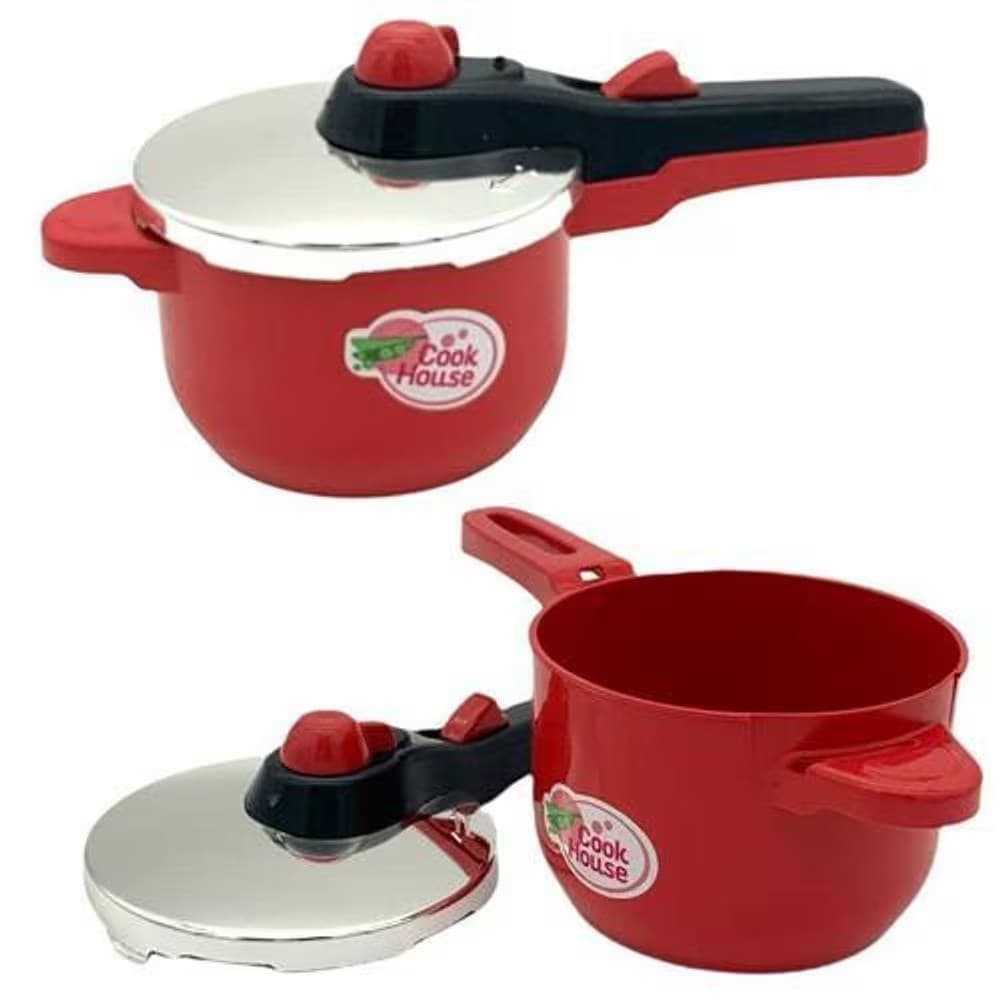 PANELA DE PRESSÃO INFANTIL CHEF KIDS VERMELHO ZUCA TOYS