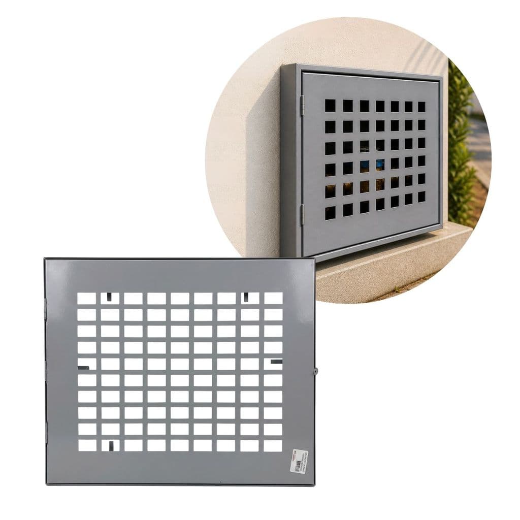 Protetor de Hidrômetro Grade 50x60 Parede Aço Carbono Dragão
