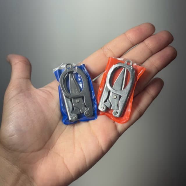 Mini Tesoura dobrável 2 Uni Aço Inox Alta Qualidade