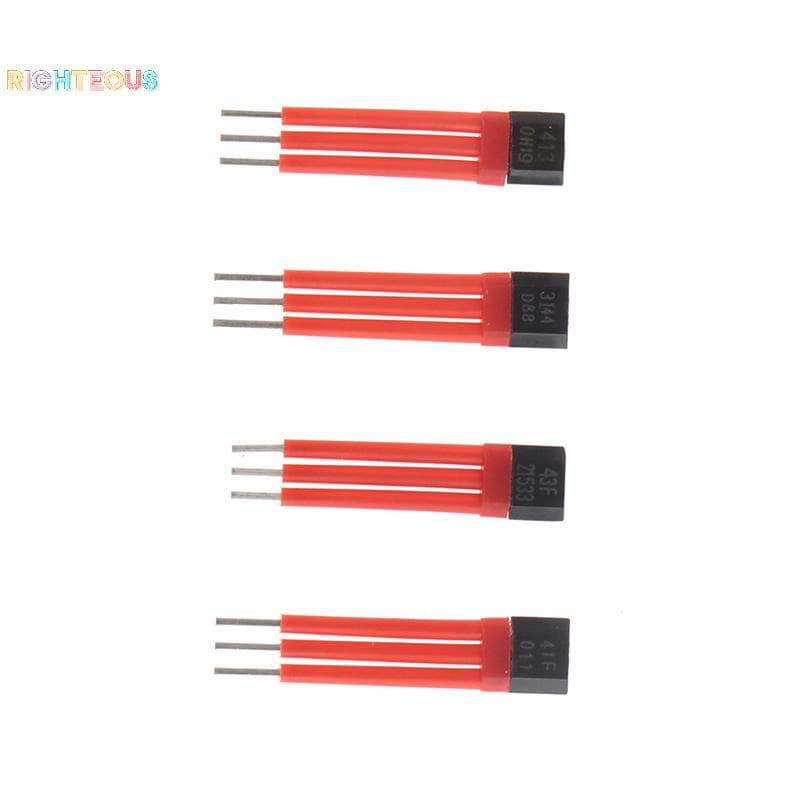 Rightrous 10 Peças Sensor De Hall De Motor Eletrocar 3144 41F 43F 413 Com Manga De Isolamento De Alta Temperatura Interr