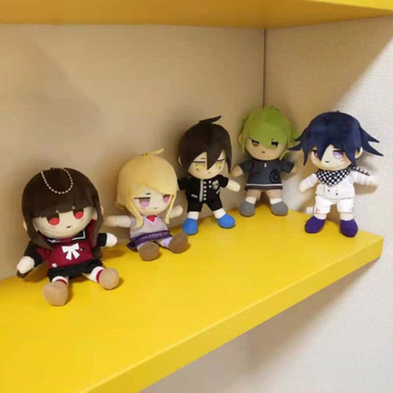 15cm Anime Plush Doll Keyring Danganronpa V3 Dangan Ronpa Oma Kokichi Komaeda Nagito Snowdrops Ohm Material Plush Keycha