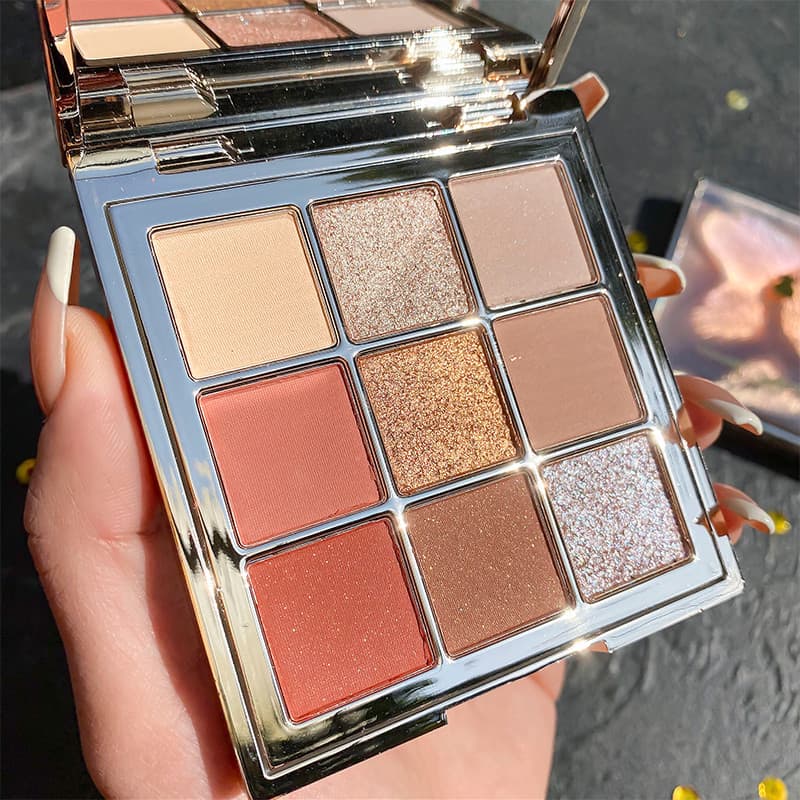 Winnie the Pooh Eyeshadow Jiugongge Paleta de sombras Uma paleta de maquiagem Destaque Palco Maquiagem de noiva
