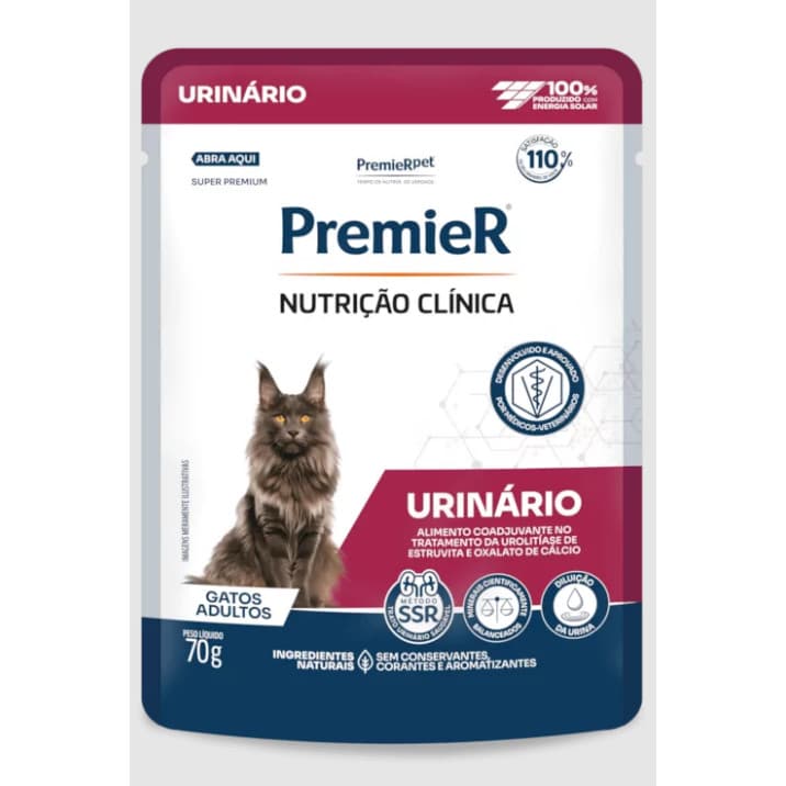 Premier Sache Vet Gatos 70G Unirario