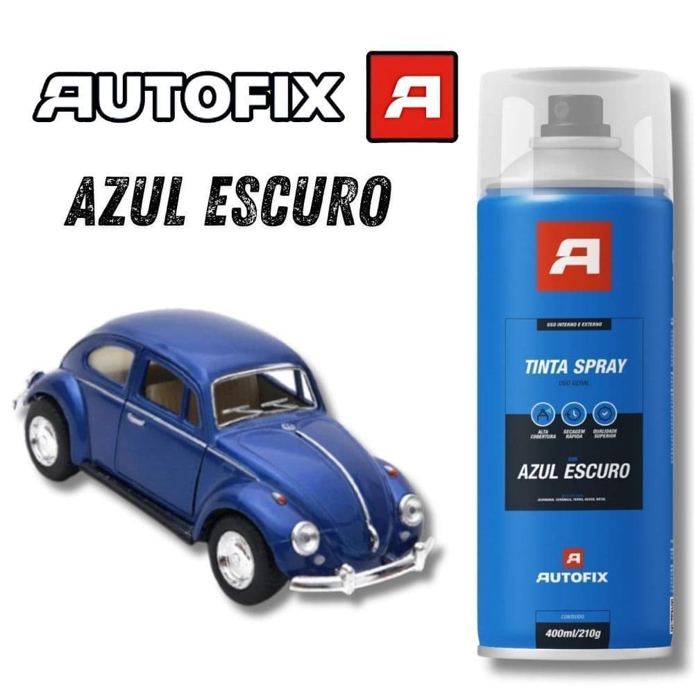 2 Tinta Spray Azul Escuro Uso Geral  400ml – garantia ok