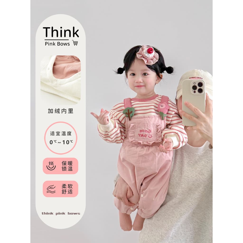 Roupas de bebê inverno Super fofo macacão de lã
