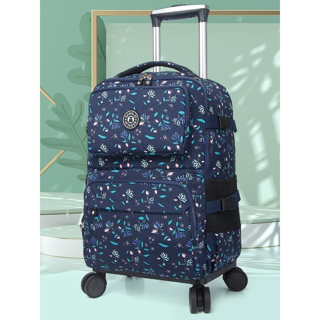 Carrinho saco mochila saco de viagem grande capacidade portátil versão coreana mala de viagem de curta distância mala de