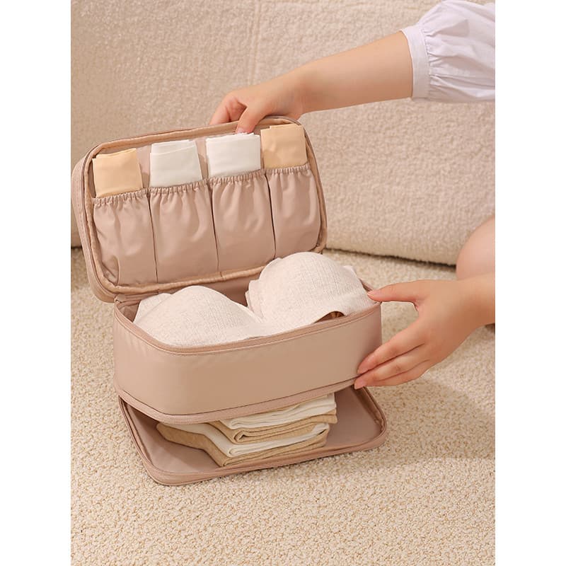 Saco de armazenamento de roupa interior de grande capacidade portátil viagem de negócios sutiã de viagem calcinha meias