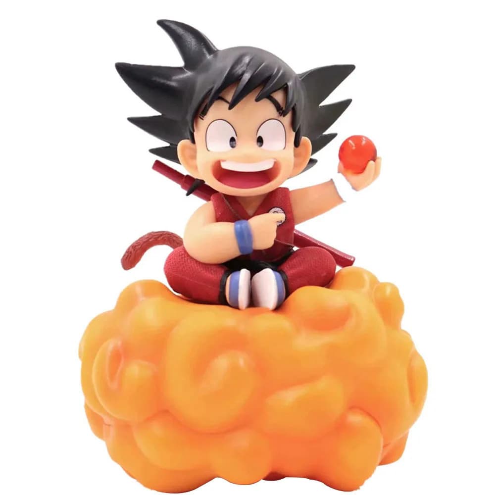 Goku voa em uma nuvem - Figura de ação Super Saiyajin de Dragon Ball Z GT, decoração de anime Saiyan YLUK