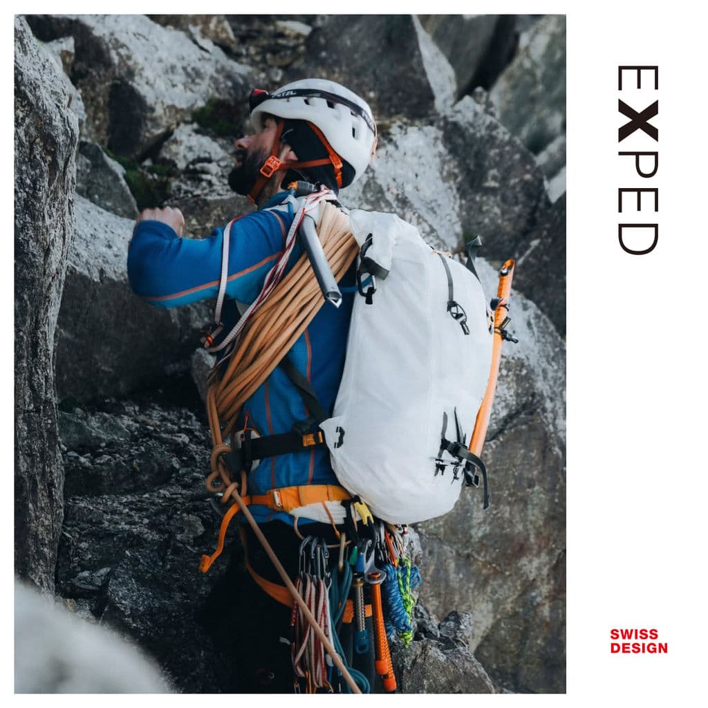 Swiss EXPED WhiteOut Bolsa superior profissional de alta Altitude Alpine A-Style Escalada no gelo Bolsa de escalada extr
