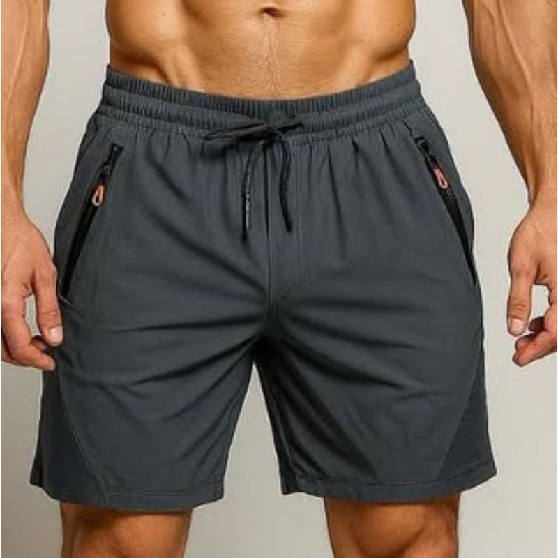 short dry fit masculino malha gelada importado bermuda com bolso e  elastano pra a¹cademia