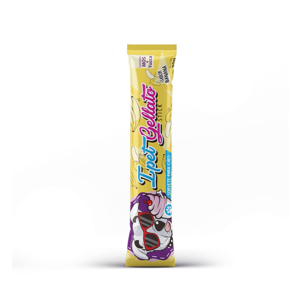 Sorvete Funcional Doogs Gellato Banana 30 gramas Cães