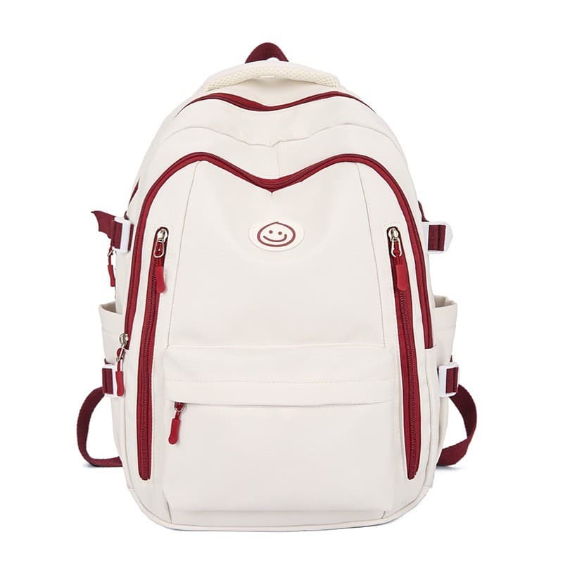 Mochila feminina de grande capacidade, estilo casual, para viagem e estudos, modelo 6602