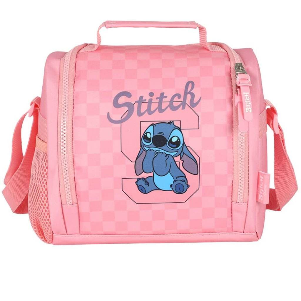 Lancheira Infantil Stitch Rosa