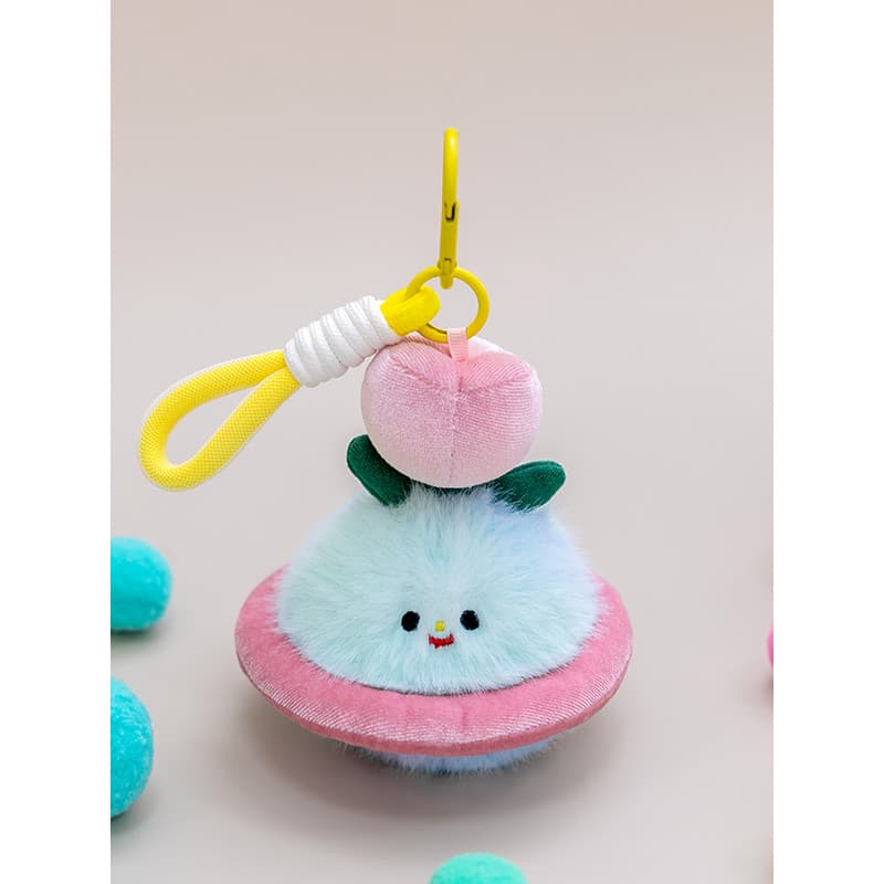 Mars rosa pingente pequena boneca Original planeta pingente bonito girassol tulipa Ragdoll presente feminino