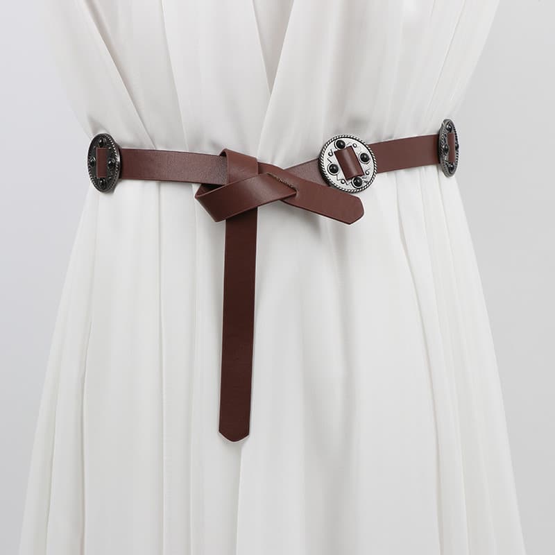 Novo Retro étnico cintura corrente Metal esculpido cinto moda decoração Casual saia boêmio cinto acessórios