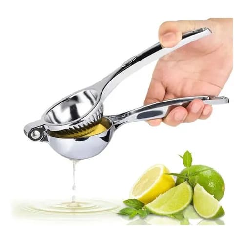 Espremedor De Limão Inox Manual Maciço Super Forte Pratead