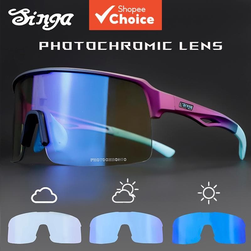 Óculos De Sol Fotocromáticos Singa Para Homens E Mulheres HD Esportes Ciclismo Ao Ar Livre