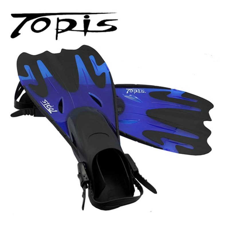 Barbatanas longas ajustáveis, mergulho com três tesouros, Silicone, mergulho livre, equipamento de mergulho profundo, tr