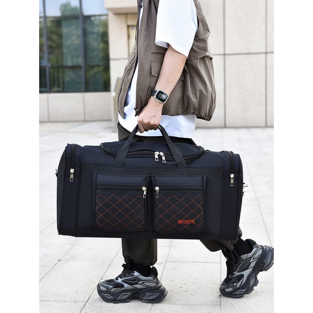 Bolsa de viagem portátil de grande capacidade, bolsa esportiva masculina para academia, viagem de negócios, bagagem, pan