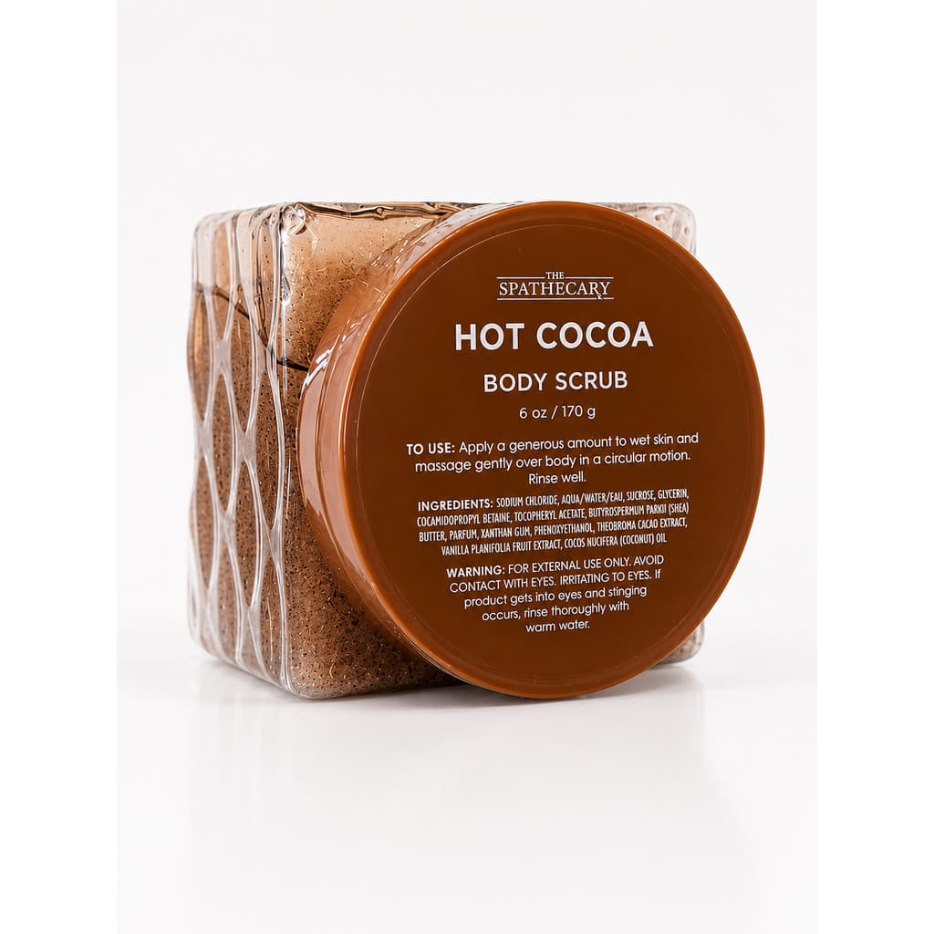 Esfoliante Corporal, Hot Cocoa Body Scrub, 170g, The Spathecary