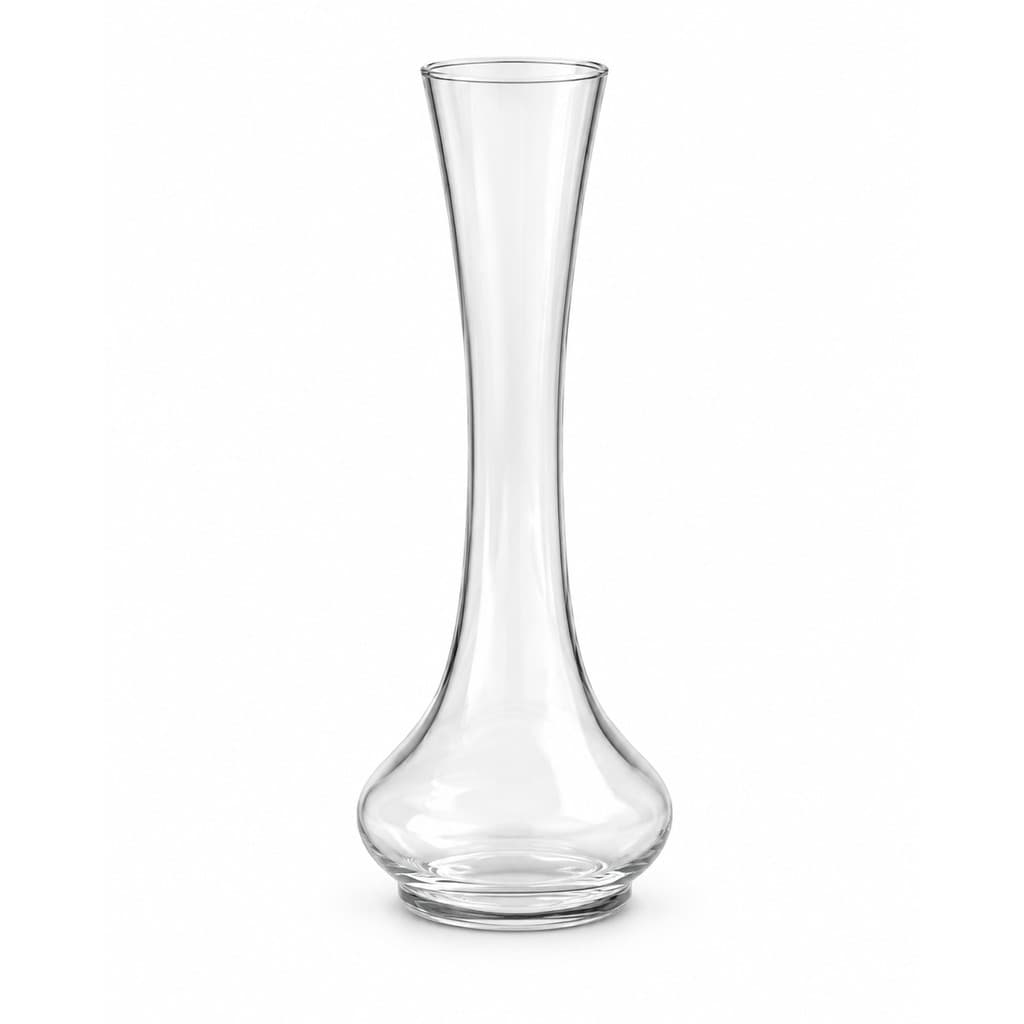 Vaso Fino Elegante de Vidro Slim Decorativo para Presentes e Decoração