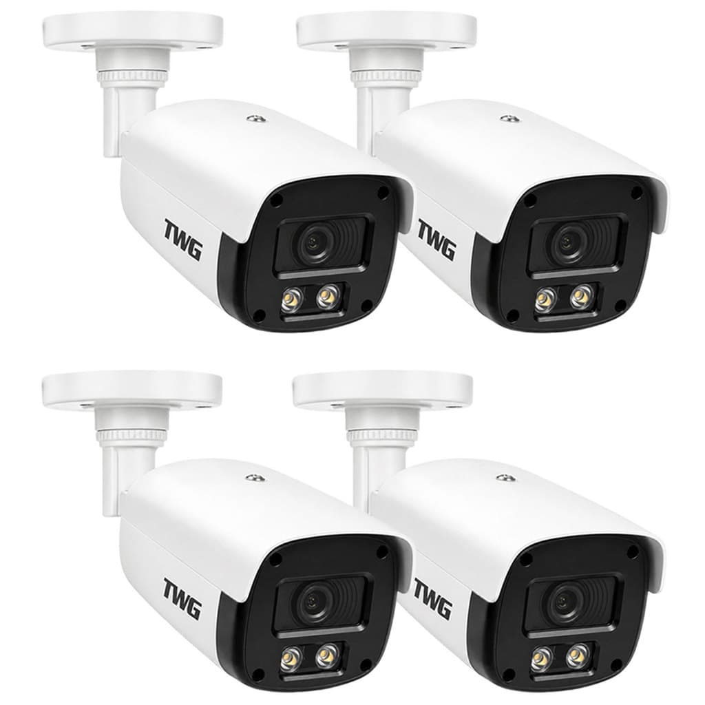 KIT 4 CAMERAS EXTERNA/INTERNA 20M 4X1 STAR PLUS IMAGENS NOTURNAS COLORIDAS 2,8MM