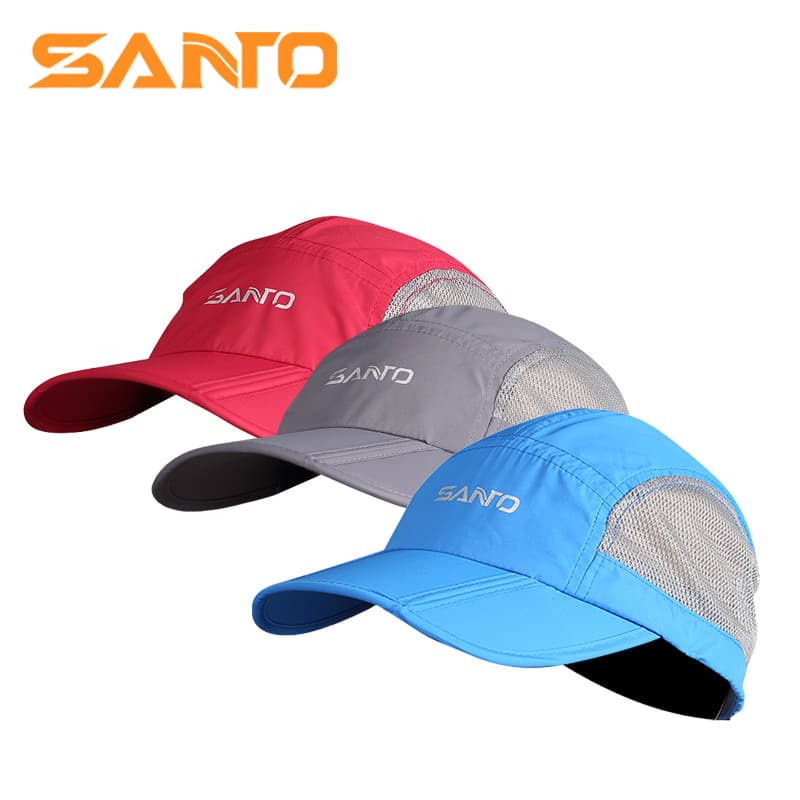 Chapéu de sol masculino correndo protetor solar de secagem rápida boné de pico esportes ao ar livre pára-sol feminino pr