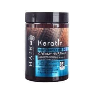 Máscara Capilar de Queratina e Colágeno BTONE - Tratamento para Cabelos Danificados, Hidratante e Nutritiva, Cuidado par